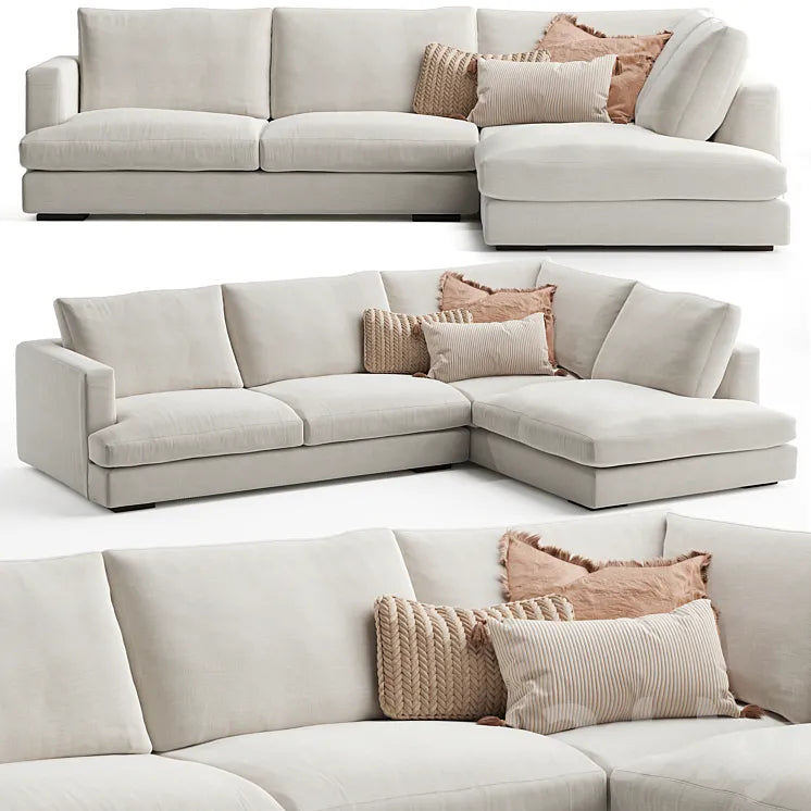 Haven 5 Seater Upholstered Sofa 3DSMAX Model