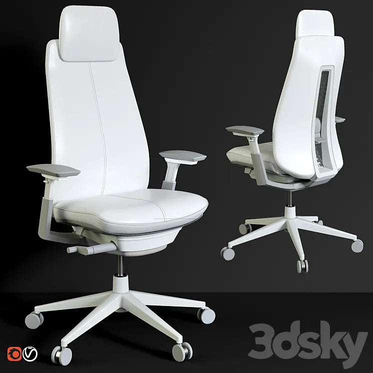 Haworth office chair 3DSMAX Model