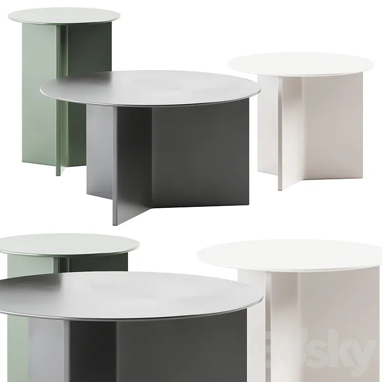 Hay Slit Coffee Tables set 3DSMAX Model