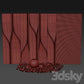 Headboard 3d Wall Panel 34 3DS Max Model