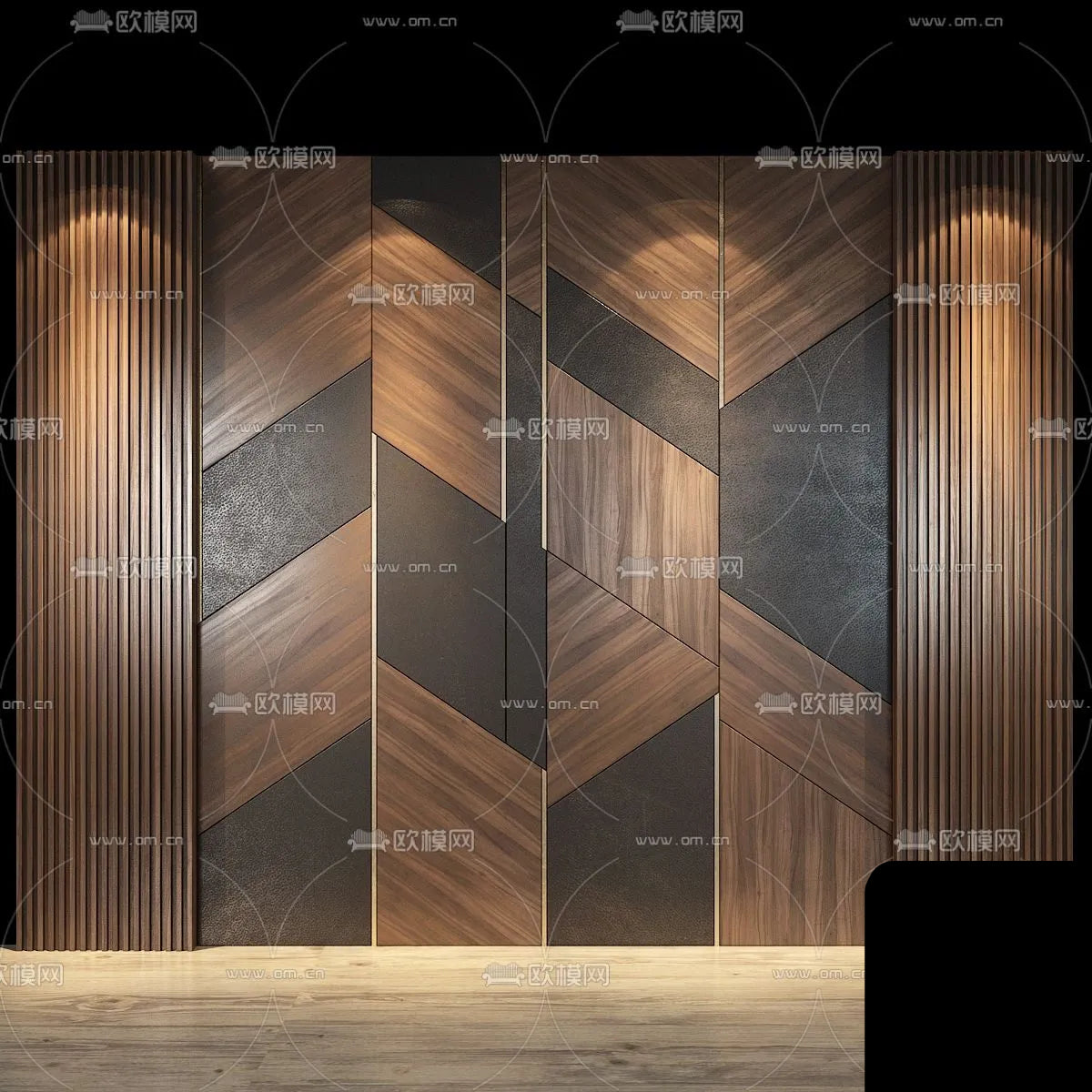 Headboard 3D Model for Bed – Interior 3D – 018