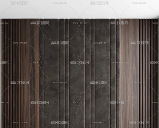 Headboard 3D Model for Bed – Interior 3D – 020