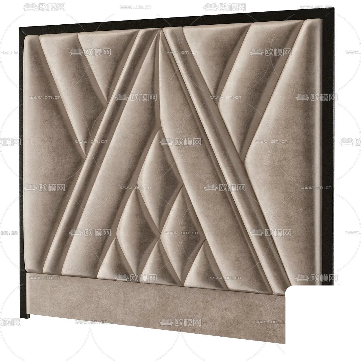 Headboard 3D Model for Bed – Interior 3D – 030