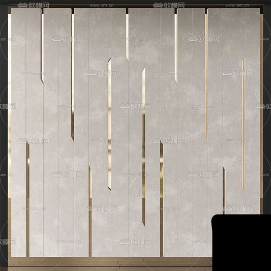 Headboard 3D Model for Bed – Interior 3D – 061