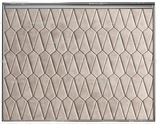 Headboard 3D Model for Bed – Interior 3D – 066