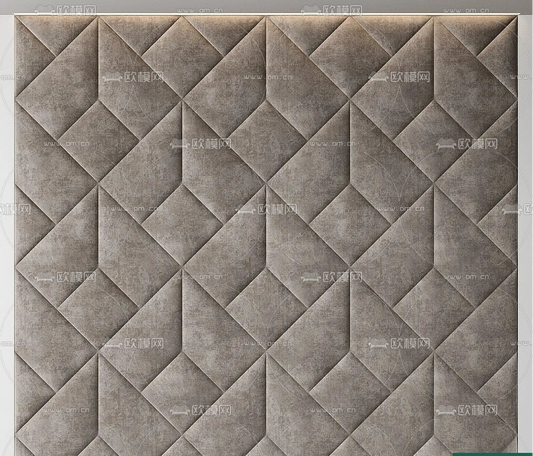 Headboard 3D Model for Bed – Interior 3D – 070