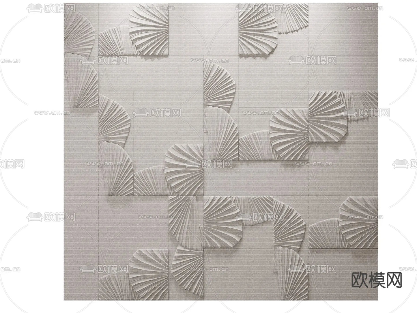 Headboard 3D Model for Bed – Interior 3D – 078
