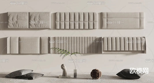 Autodesk 3DS Max – Headboard 3D Model for Bed – Interior 3D – 087
