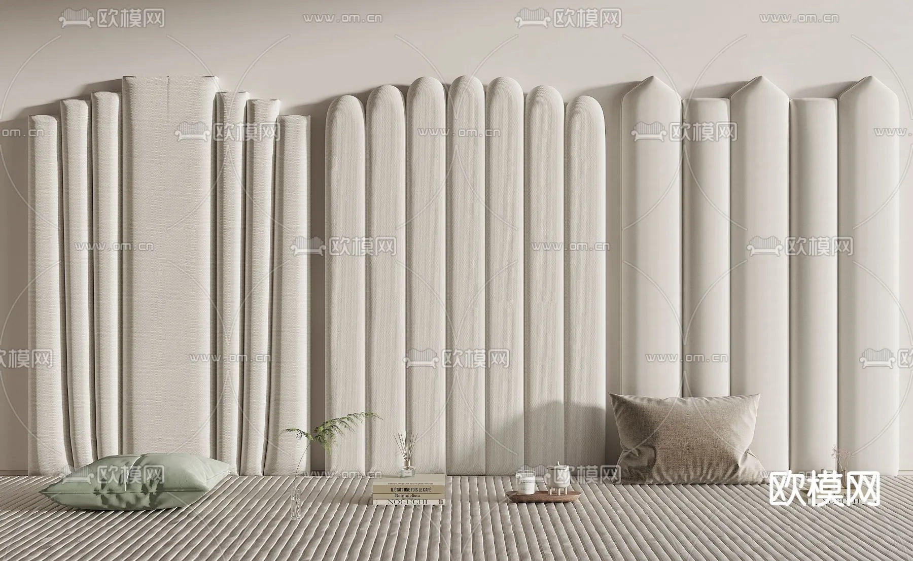 Headboard 3D Model for Bed – Interior 3D – 102