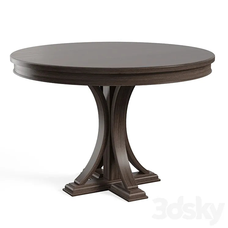 Helena Pedestal Dining Table 3DSMAX Model