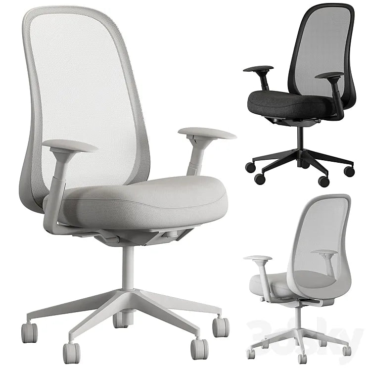 HermanMiller Lino - Office Chair Set 27 3DSMAX Model