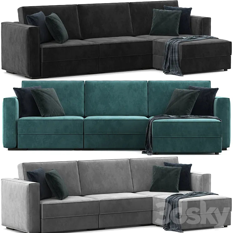 Hero 4-sectional Casanova seawave Askona 3DSMAX Model