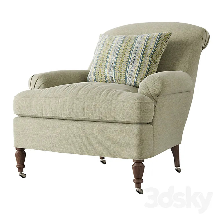 Hollywood at home Peter Dunham MC Armchair 3DSMAX Model