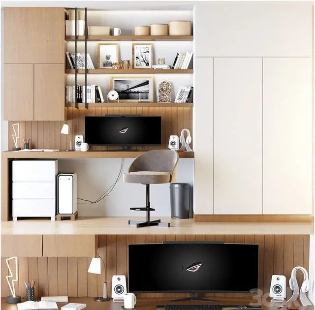 Home Office Set 3dsMax Model