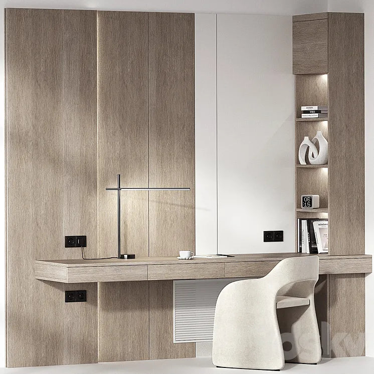 home workplace 3DSMAX Model