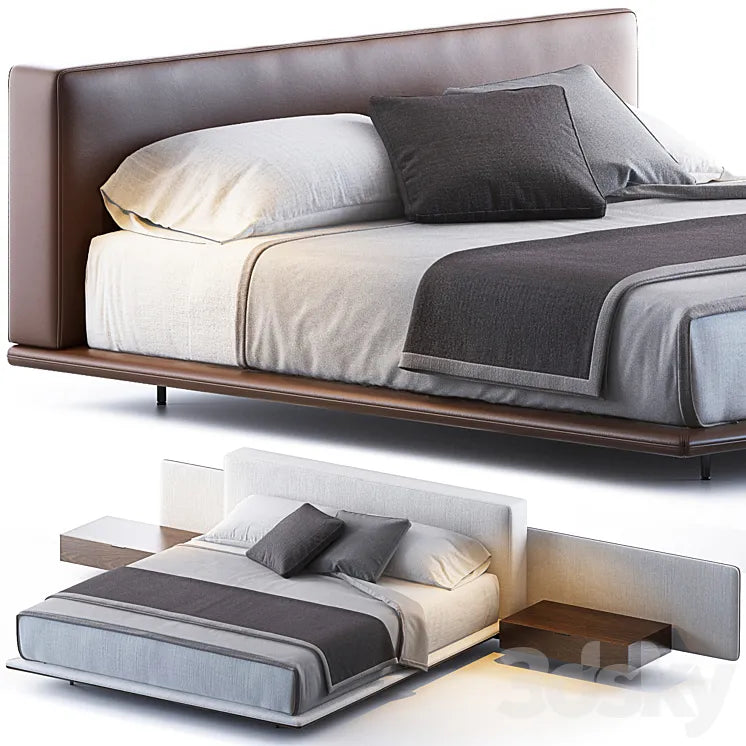 Horizonte bed by Minotti 3DSMAX Model