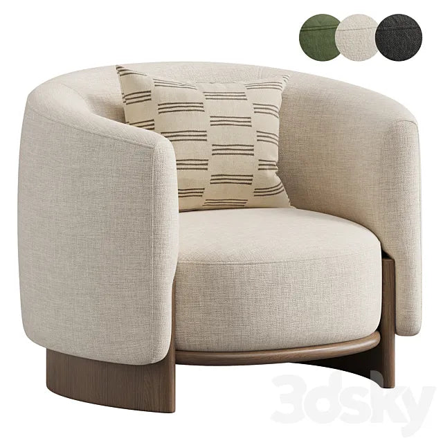 Hug Armchair by Parla 3ds Max