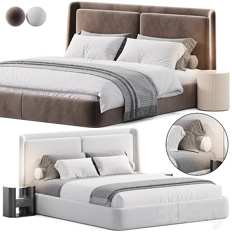 Hug bed by Sicis 3DSMAX Model