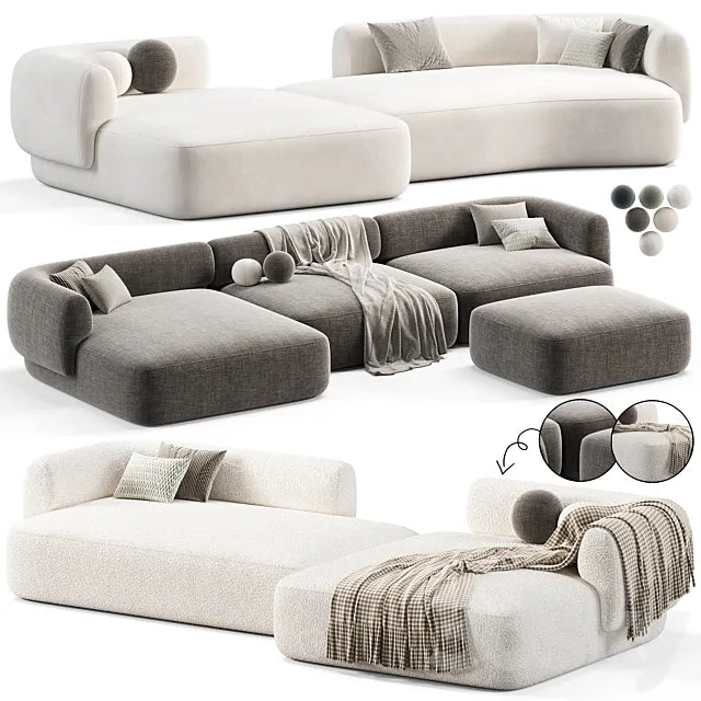 Hug Modular Sofa 3ds Max