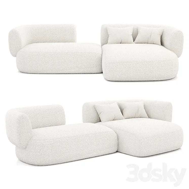 Hug modular sofa 3DSMAX Model