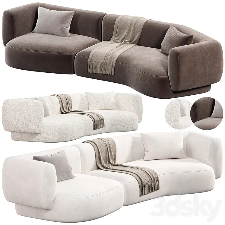HUG MODULAR SOFA 6 sofas 3DSMAX Model