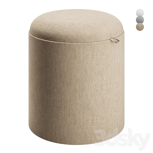 Hugge ottoman-table S 3ds Max