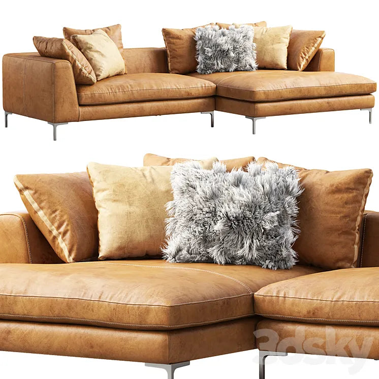 Hugo sectional sofa 3DSMAX Model