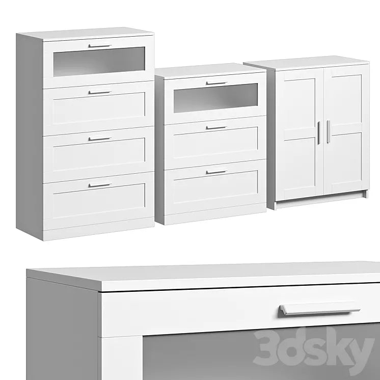 IKEA BRIMNES comodes 3DSMAX Model