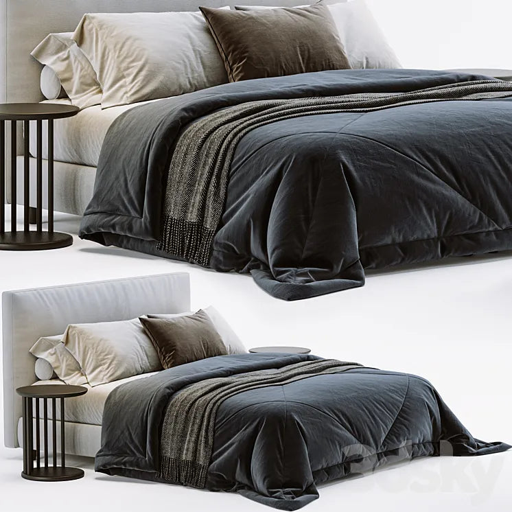 Ikea Dunvik Bed 3DSMAX Model