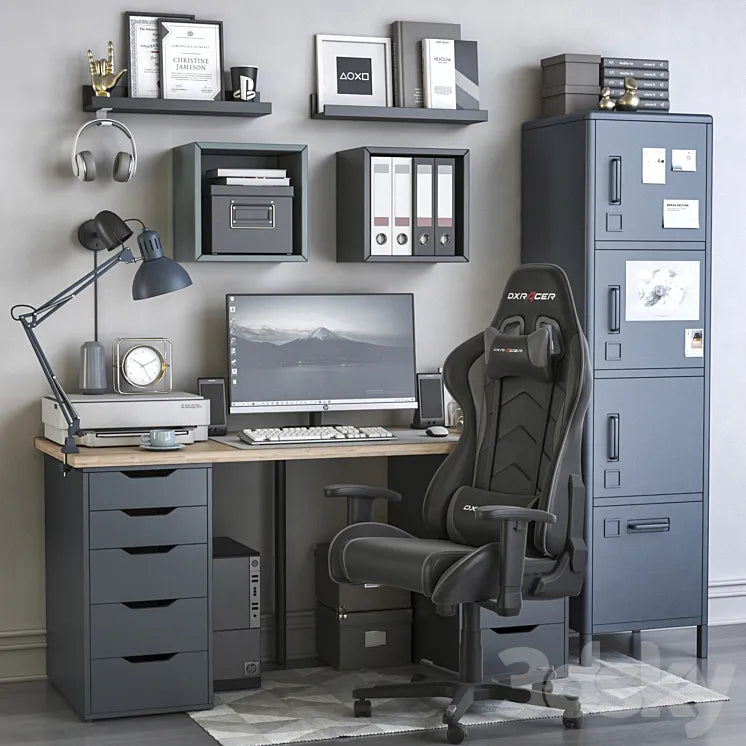 IKEA office workplace 130 3DSMAX Model