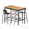 IKEA TOMMARYD Table and Stools 3DSMAX Model