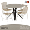 IKEA TORPARÖ chairs and MARIEDAMM table 3DSMAX Model