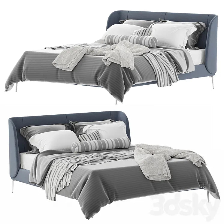 IKEA Tufjord bed 3DSMAX Model