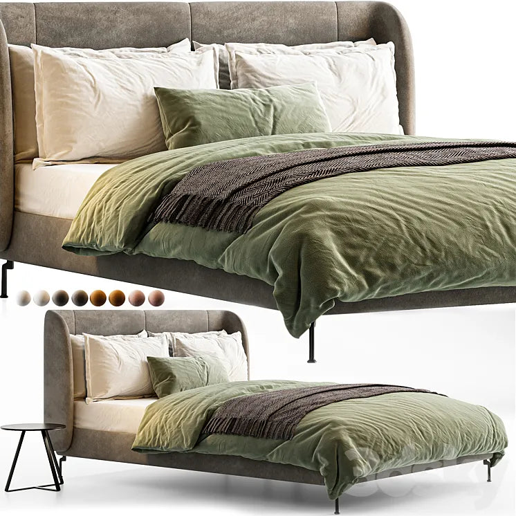 IKEA TUFJORD bed | Ikea Tufjord Upholstered Bed 3DSMAX Model