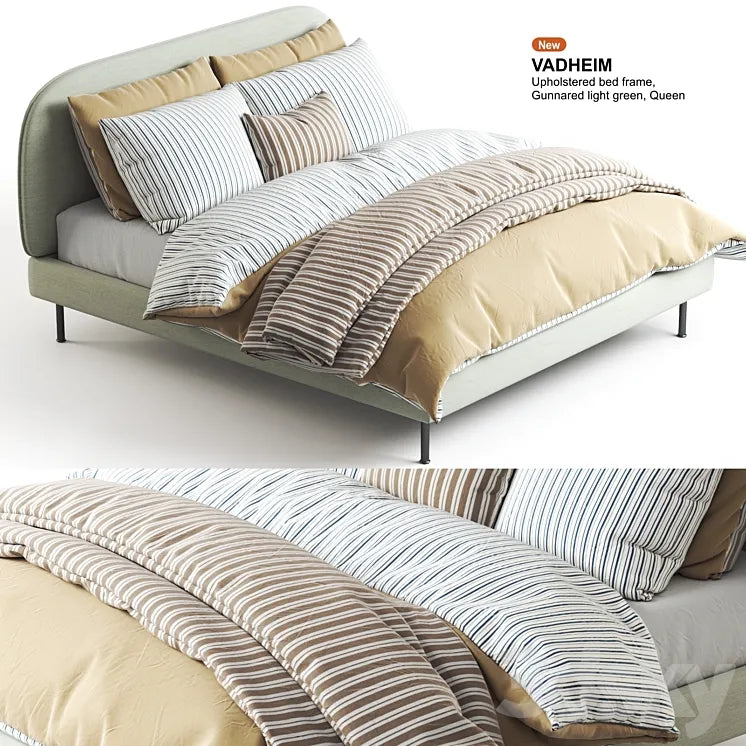 IKEA VADHEIM bed 3DSMAX Model