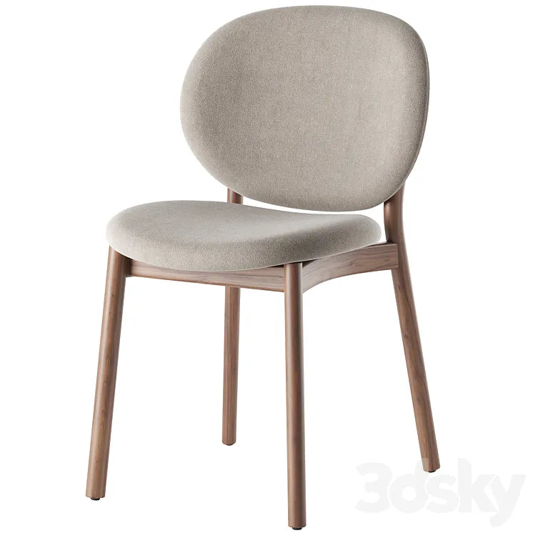 Ines Upholstered Chair By Calligaris 3DSMAX Model