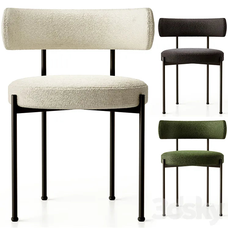 INESSE DINING CHAIR from CB2 3DSMAX Model