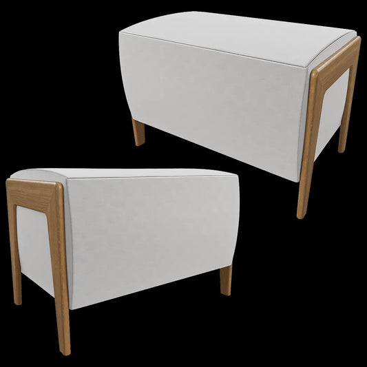 Inno - Pouf Box Wood 1WR 3ds Max