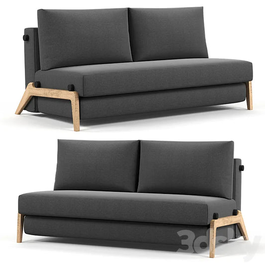 Innovation Living ILB 500 160 Sofa Bed Lacquered Oak 3DSMAX Model