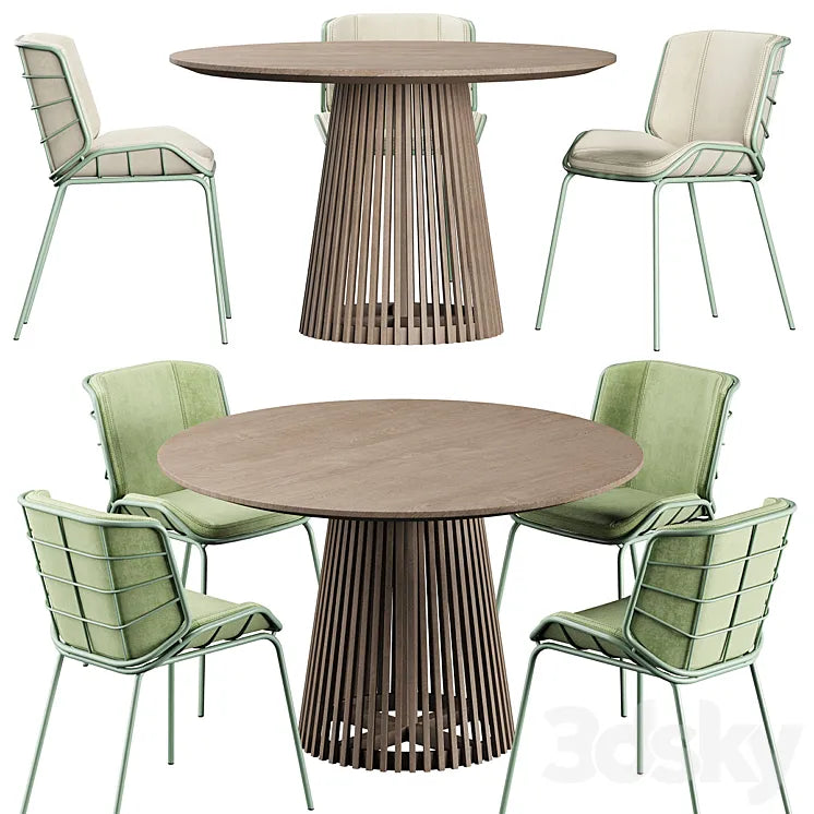 Irune Ola Forma Table Traba GIACOMO CATTANI chair 3DSMAX Model