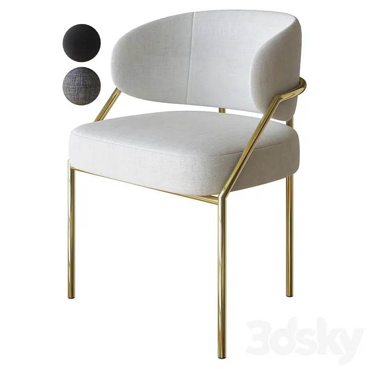 iseta chair by meridiani 3DSMAX Model