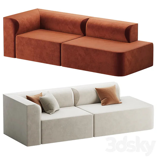 ISLA triple sofa 3DSMAX Model