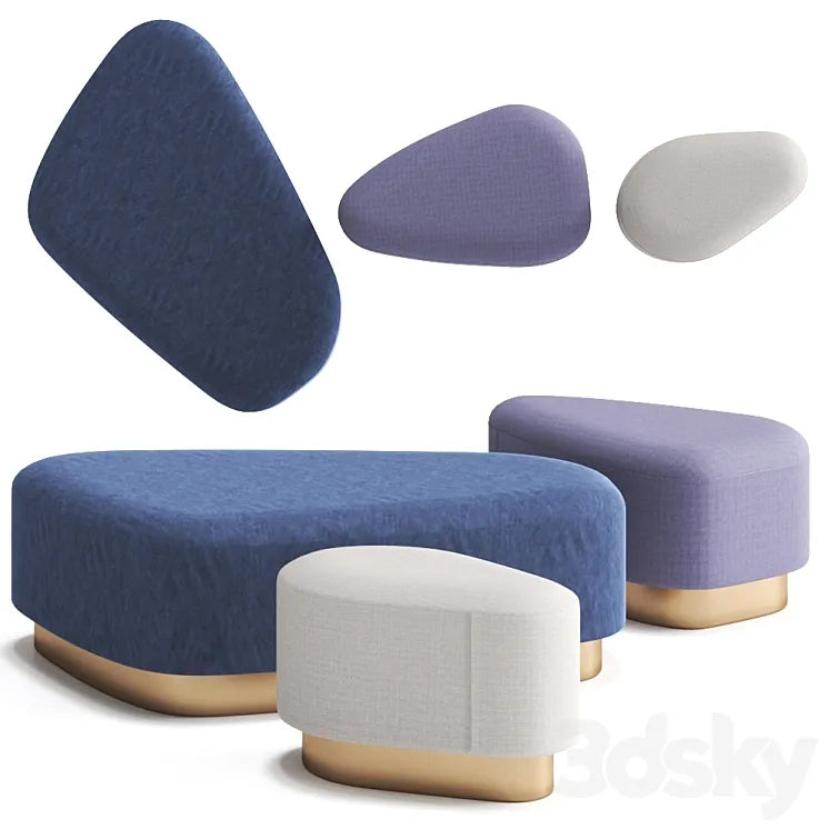 Island Pouf by Saba Italia 3DSMAX Model