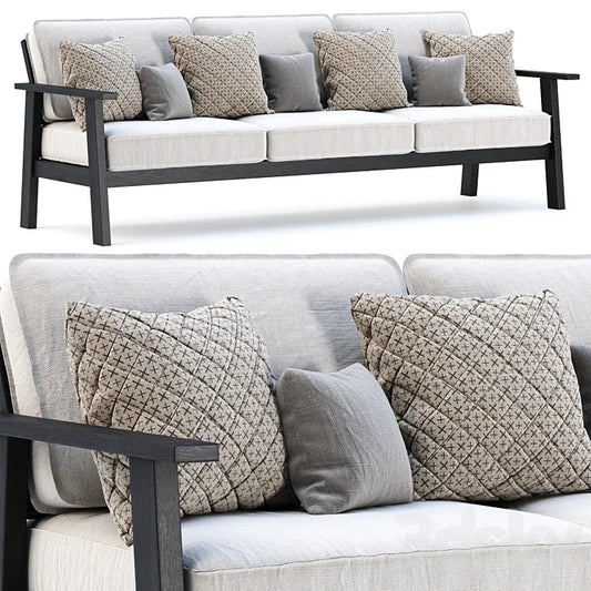 Jack garden three-seater sofa / Three-seater garden sofa 3DSMAX Model