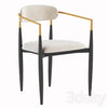 Jagger Dining Arm Chair 3ds Max