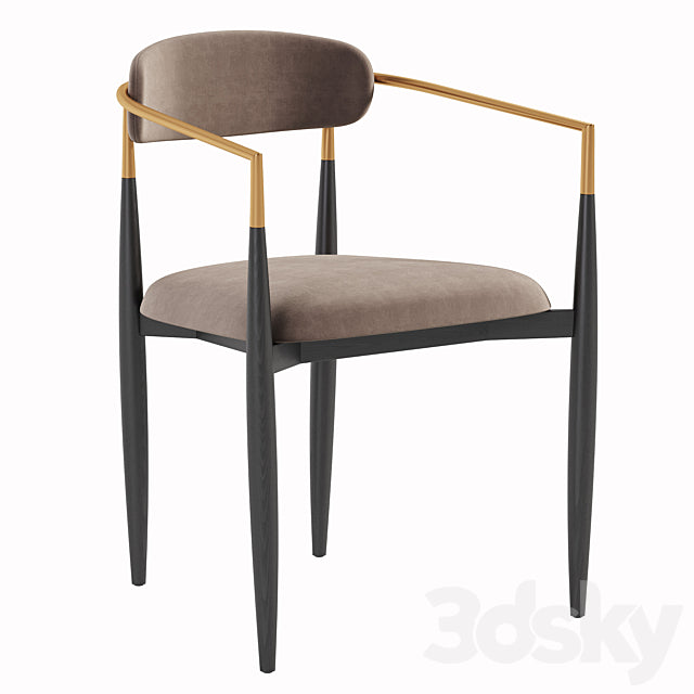 Jagger Dining Arm Chair 3ds Max
