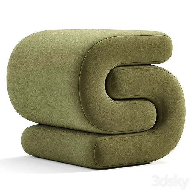 Jaszlyn Upholstered Ottoman 3dsMax Model
