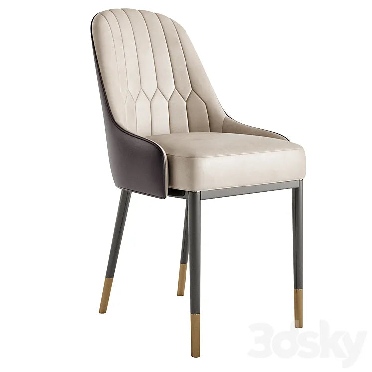 JFIA65A Modern Comfortable Dining Chair 3DSMAX Model