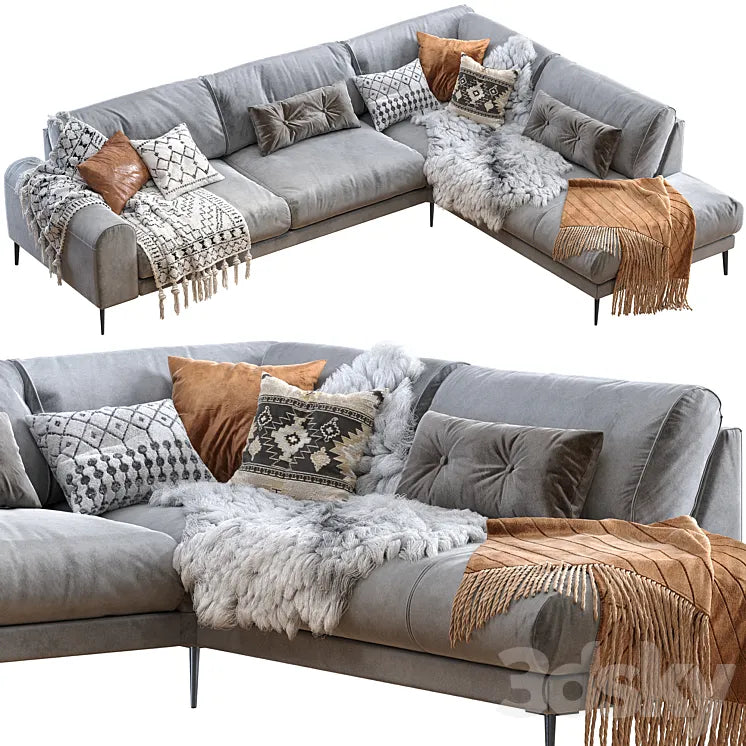 Joy sectional sofa 3DSMAX Model