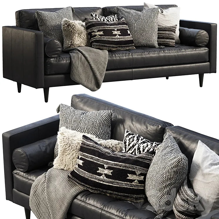 Joybird Briar Leather Sofa 3DSMAX Model